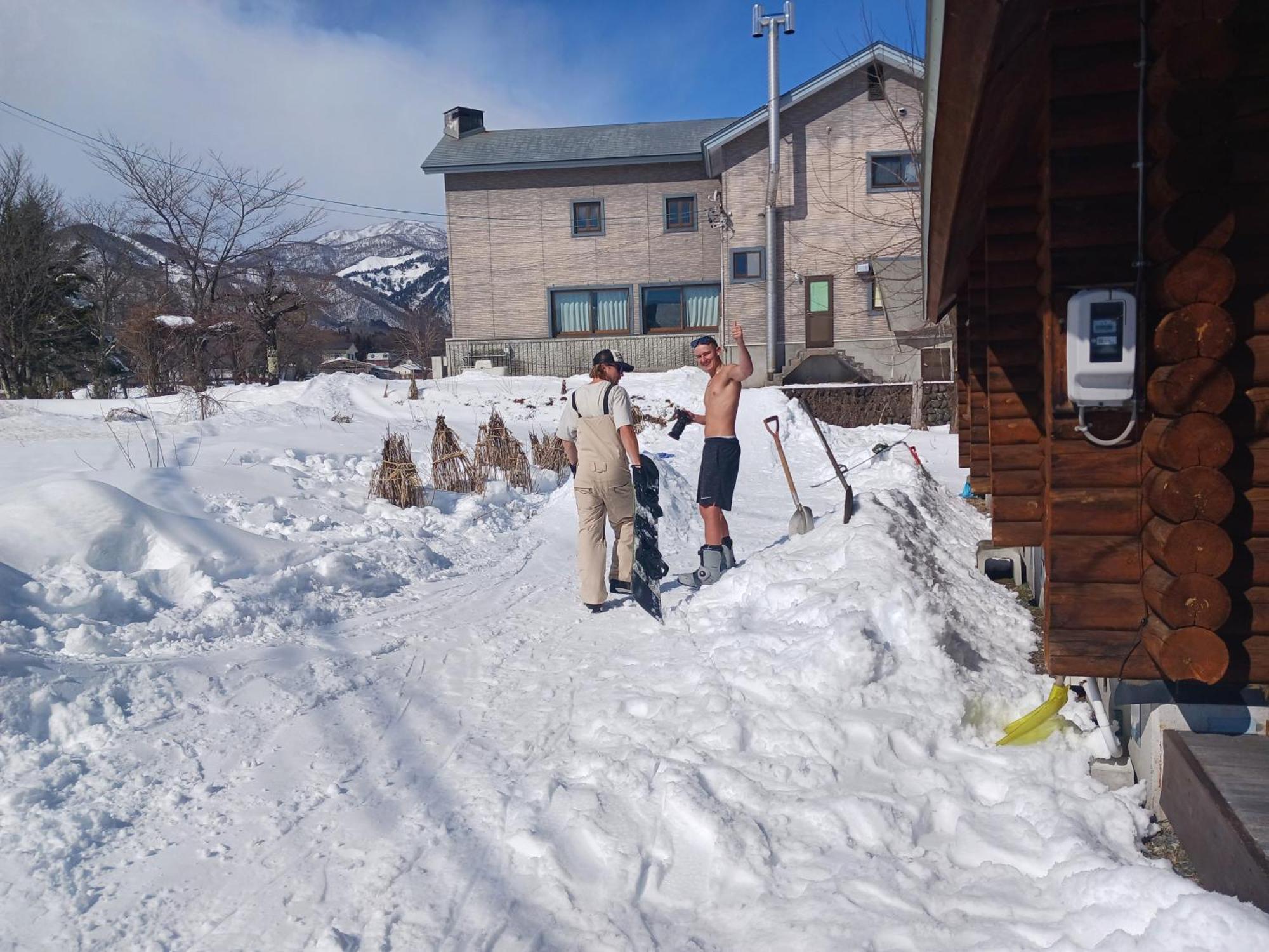 Log Cottage Villa Happo Hakuba Ngoại thất bức ảnh