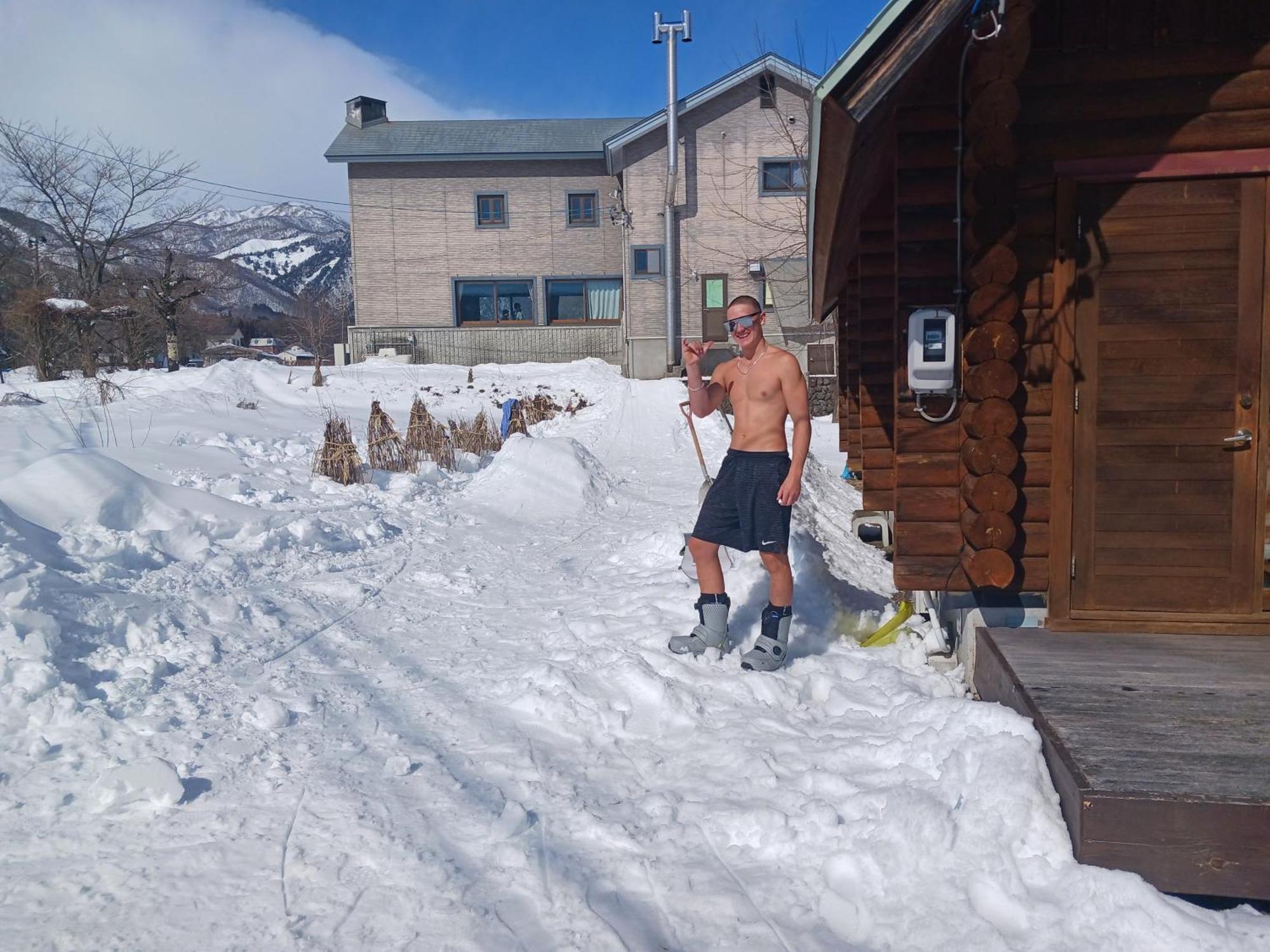 Log Cottage Villa Happo Hakuba Ngoại thất bức ảnh